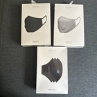 TWO AIRINUM (S) Urban Air Mask 2.0 w/ Xtra Filters Onyx Black & Quartz grey NEW