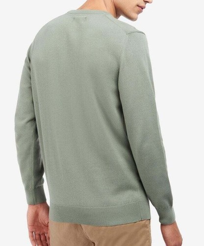 BARBOUR MENS PIMA CREW NECK COTTON KNIT JUMPER DESIGNER SWEATER KNITWEAR MKN0932 - Picture 8 of 41