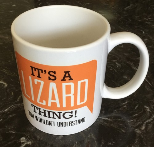 11 oz. Lizard Novelty Mug By Tickled Teal - Picture 1 of 2