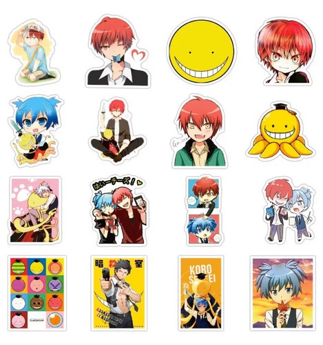 Assassination Klassenzimmer Anime 50 Aufkleber Abziehbild Lot Cartoon Cosplay 1-3" - Bild 9 von 12