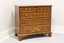 vintage oyster veneer chippendale style bachelor chest from colony