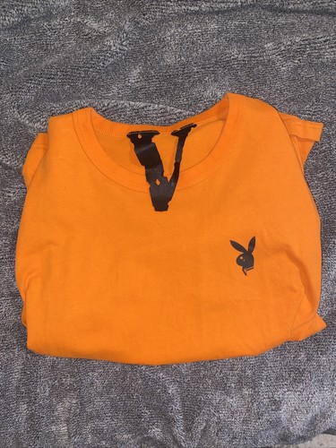 Vlone X Playboy T Shirt (Orange) - Picture 8 of 8