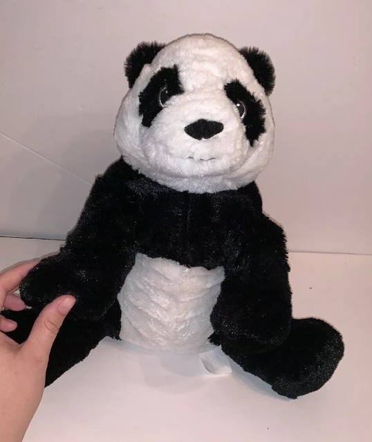 Ikea Kramig Panda Bear Plush Floppy 12