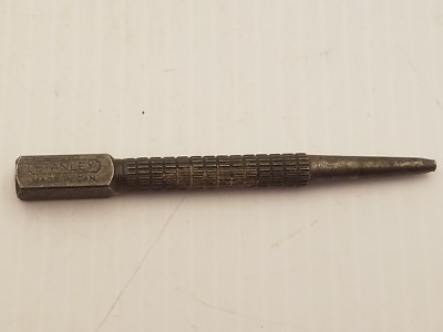 VINTAGE STANLEY NAIL PUNCH NO.11 3/4 3/32 SQUARE HEAD ALLOY