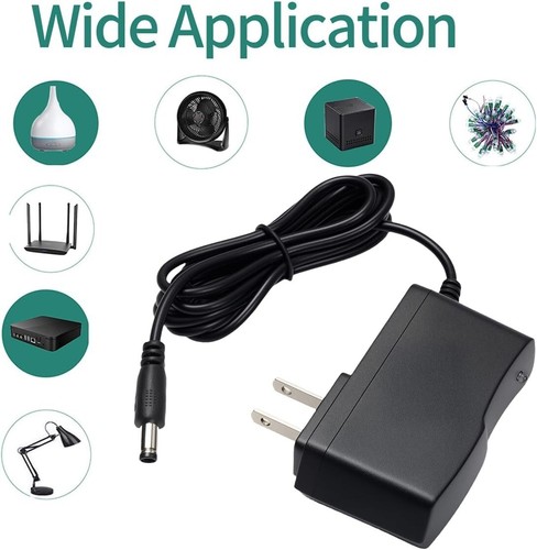 9V DC Netzteil 1A 9W AC Adapter 100-240V AC auf DC 9Volt 1 Amp Netzteil... - Bild 7 von 7