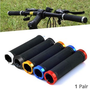 Bike-Bicycle-Grips-MTB-BMX-Soft-Cycling-Handlebar-Lock-On-Grips-1-Pair-Outdoor
