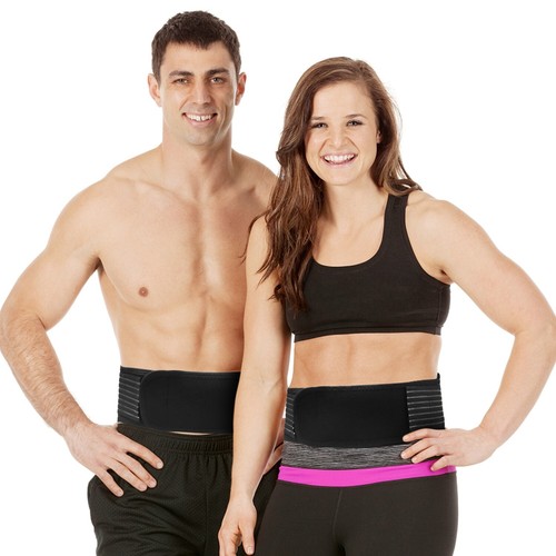 Lendenwirbelstütze untere Taille Rücken Gürtel Bandage Schmerzlinderung verstellbar Männer Frauen USA - Bild 4 von 13