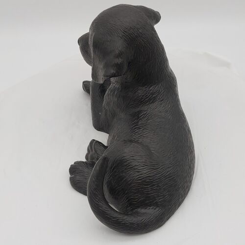 Lenox Black Lab Puppy Figurine Labrador Retriever Porcelain 4.75" H x 8" L - Picture 6 of 17