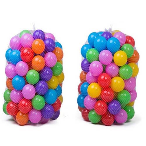 100Pcs Funny Plastic Ocean Balls Children Pit Kids Colourful Toys Play Pool Ball - Picture 3 of 7