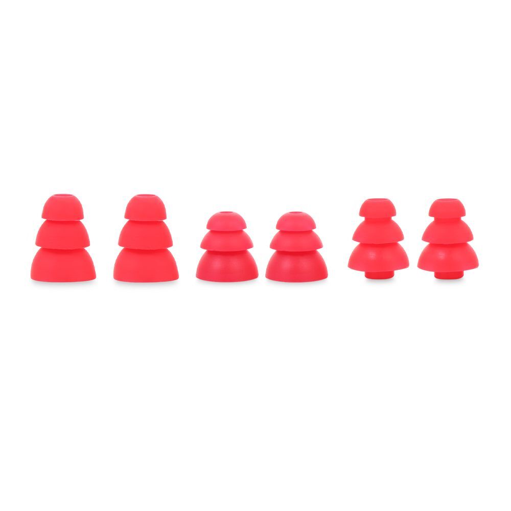 6pcs New Replacement In-Ear Silicone Eartips Three Layer Earplug Earbuds Cover - Picture 11 of 16