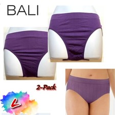 NWD 2-Pack Bali Women's L One Smooth U All-Over Smoothing Hi Cut Brief 2362
