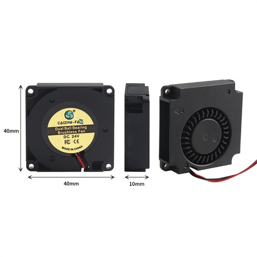 Für Ender-3 S1 3D Drucker 4010 DC 24V Extruder Hotend Fan Turbo Kühler Lüfter - 第 6/11 張圖片