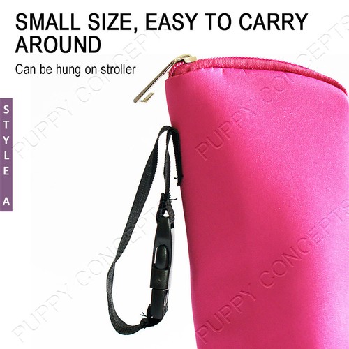 Baby Milk Bottle Lunch Insulation Bag Cup Hang Warmer Thermal Tote Shoulder - Picture 6 of 24