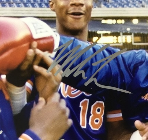 NY Mets Gooden Strawberry Tyson Fotografía Multifirmada Personalizada Enmarcada JSA - Imagen 5 de 8