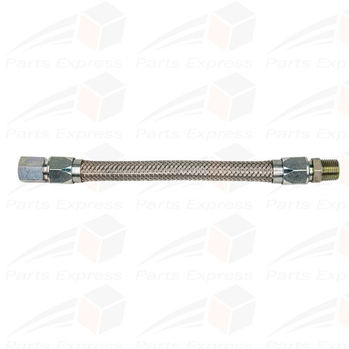 SS Flexible Metal Hose for High Pressure Steam Service (3/8" NPT x 12" L) - Picture 6 of 12
