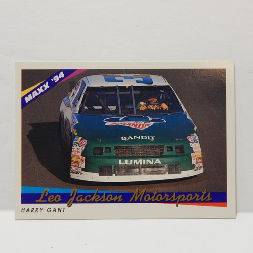 NASCAR Leo Jackson Motorsports Harry Gant Card 60 - Picture 1 of 2
