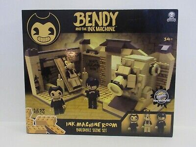 Basic Fun Bendy and The Ink Machine Room Scene Set - 256 Piece for