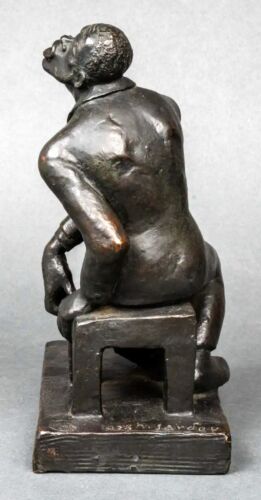 Helene Sardeau, Jazz Singer, French Art Deco Bronze Sculpture, 1928 - Picture 3 of 7