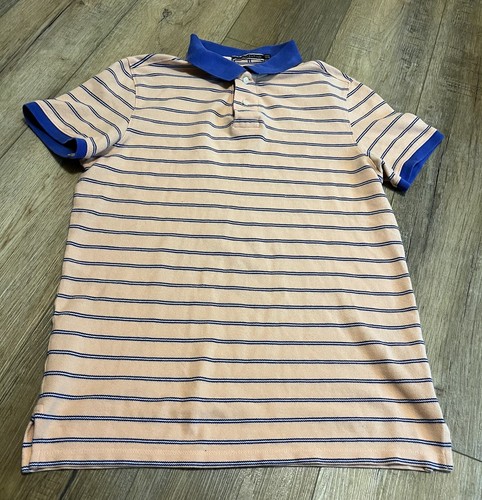 Vintage Gianni Valentino Striped Polo Short Sleeve Shirt Mens Size Medium Preppy - Imagen 3 de 6