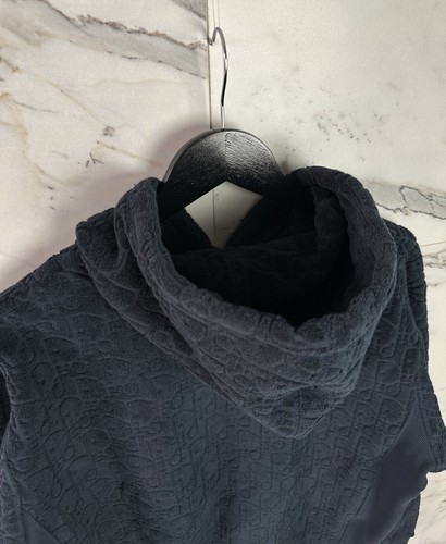 Dior Towel Oblique Hoodie Logo Monogram Navy Blau Größe M - Bild 20 von 24