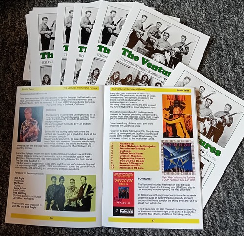 The Ventures, Mosrite, Don Wilson, Mel Taylor, neues 28-seitiges Farbmagazin. - Bild 3 von 3