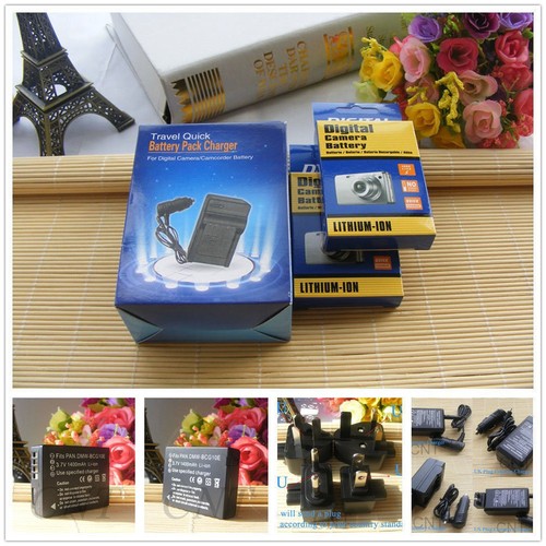 2x DMW-BCG10PP batteries / Mains&car charger for DE-A65 Panasonic Lumix camera - Picture 9 of 36