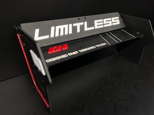 Arrma Limitless AKTIVER Heckflügel/Bodenplatte mit Splitter V2.0 SCHWARZ StupidRC - Bild 4 von 9