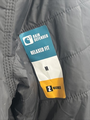 Carhartt "Linesight" Mens Gilliam Water Repellent Lined Black Full Zip Jacket ~M - Bild 11 von 18