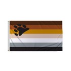 PromoPatriot's Bear Pride Flag Bear Paw Flag - Multi Size Variation - Gay Pride