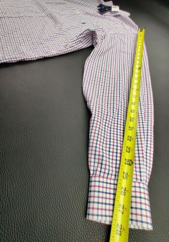 Ralph Lauren Perf. Big Tall Men's XLT Button Down Long Sleeve Navy/Purple Shirt - Picture 11 of 11