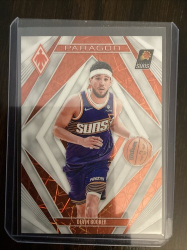 2023-24 Phoenix Basketball Devin Booker Paragon White Lazer /150
