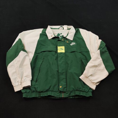 Chaqueta DE COLECCIÓN NIKE x Andre Agassi Cremallera Completa Tenis Deportes Años 90 Cancha de Desafío *