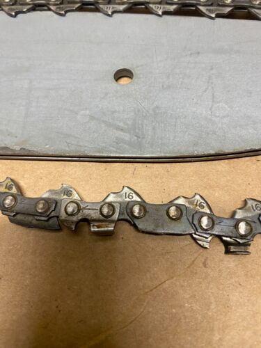 Barra y cadena usadas de 16" de un artesano modelo 358.353 671 motosierra - Imagen 3 de 5