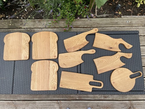 Tabla de servir de roble - encantadora forma de pizza circular - Imagen 5 de 5