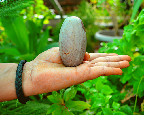 Shiva Lingam Stone Narmada River India Excellent & Attractive Lingam 350 - Picture 5 of 7