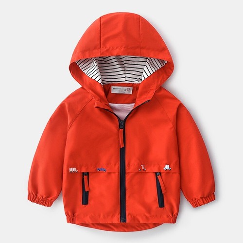 Boys Spring Autumn Coats Outerwear Baby Clothes Windbreaker Zipper Kids Jackets - Picture 14 of 15