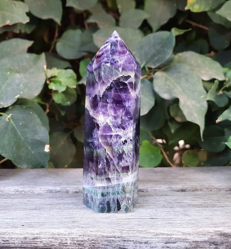 Générateur de fluorite arc-en-ciel / Point / Tour / Intuition / Âme Purpose / Clarté - Photo 5 sur 11