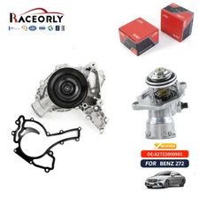 RACEORLY Water Pump Thermosta For Mercedes C280 E280 GLK350 ML350 R350 S400 M272