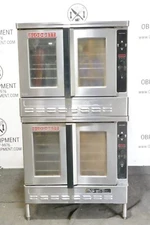 BLODGETT DOUBLE STACKED NATURAL GAS CONVECTION OVEN MODEL DFG-100-3S-1