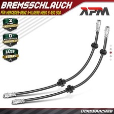 2x Bremsschlauch Bremsschläuche Vorderachse für Mercedes-Benz S-Kla W220 S 430
