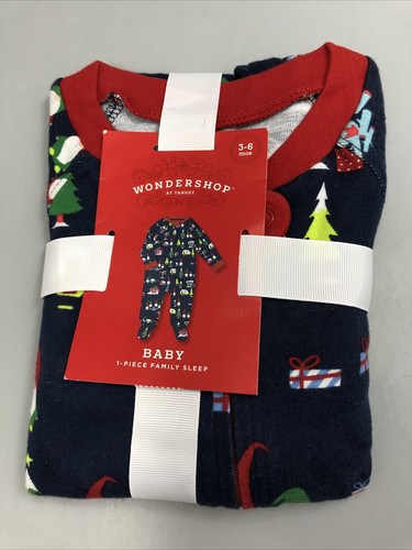 Nuevo con etiquetas Pijama con patas Wondershop Baby Holiday Knomes azul 3-6 meses Navidad - Imagen 2 de 3