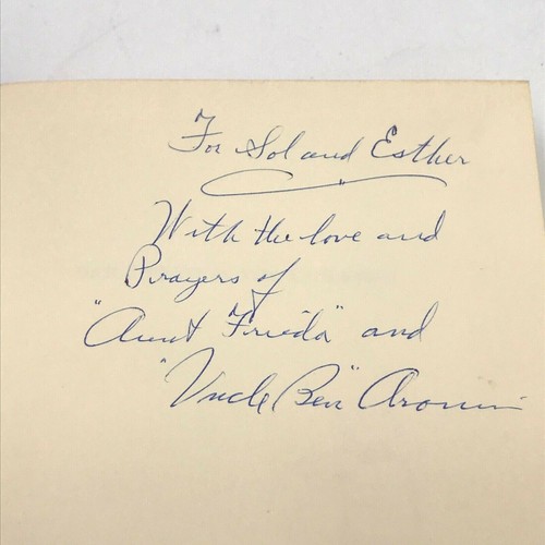 Daily Prayers for Children Ben Aronin 1966 1st Ed Judaism SIGNED BY AUTHOR BK3 - Picture 3 of 9
