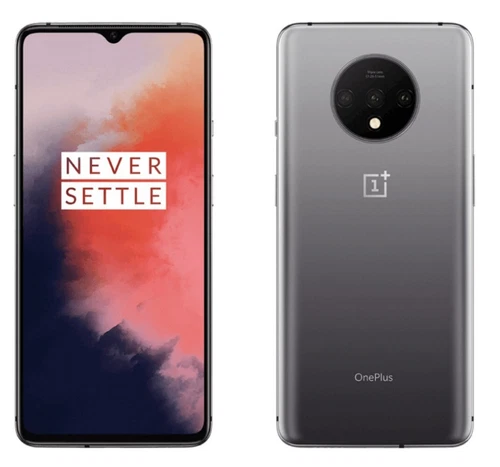OnePlus 7T Unlocked Dual SIM | 256 GB Blue Silver 6.55 in | Open Box SMARTPHONE - Picture 2 of 6