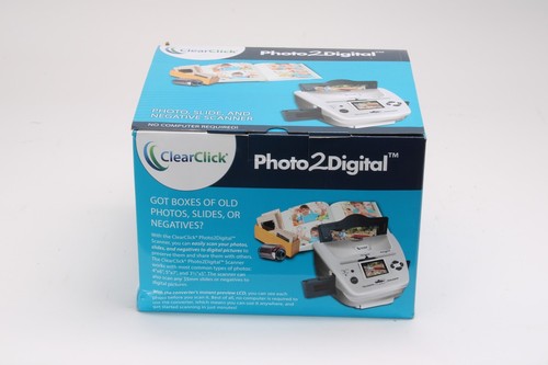 ClearClick Photo2Digital Scanner Photo Slide With 2x Film Slides and Accessories - Picture 2 of 3