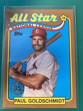 2024 TOPPS SERIES 2 PAUL GOLDSCHMIDT 1989 ANNIVERSARY ALL-STAR GOLD/50