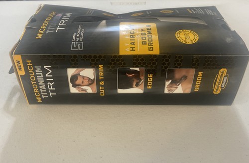 MicroTouch Titanium Trim Pro taglio capelli e toelettatura corpo scatola aperta - Foto 6 di 8