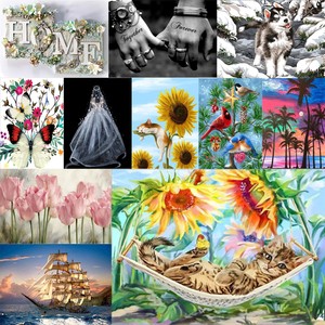5D DIY Full Drill Diamond Painting Car Embroidery Mosaic Craft Kit Decor #K