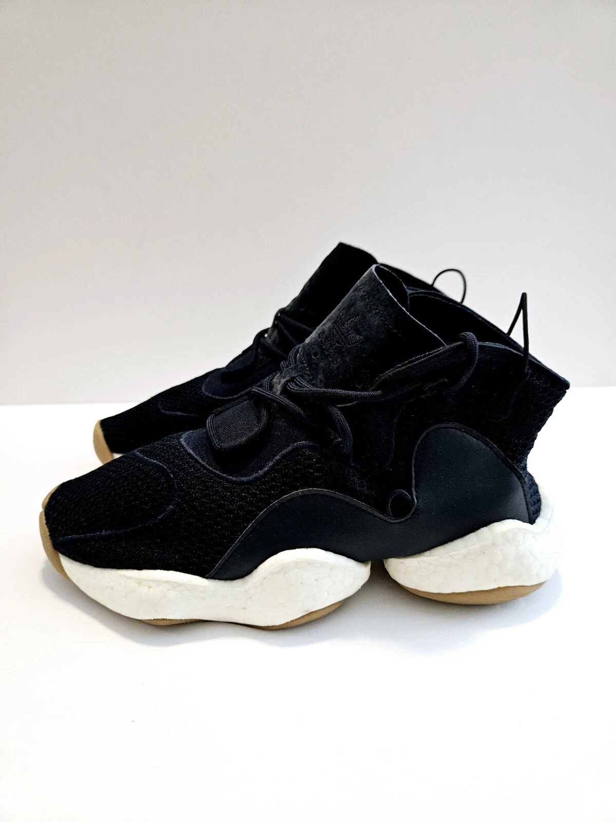 Scarpe da uomo Adidas Crazy BYW 2 taglia 5 5 blu bianco sneakers sportive medie