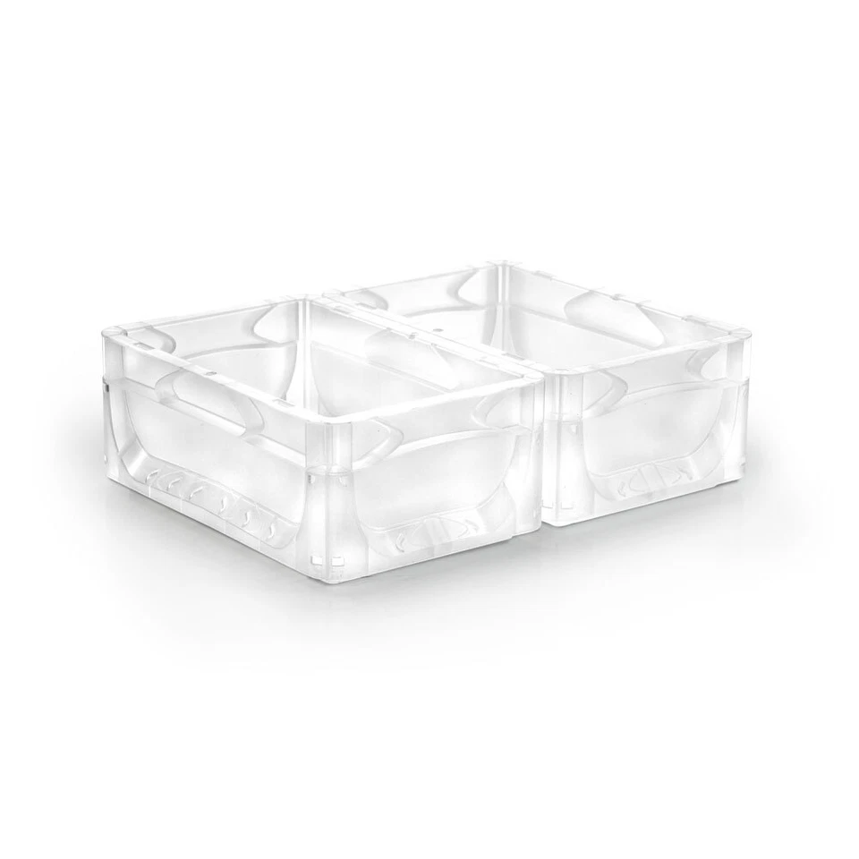 Set Eurobox auf Rollen Transportbox Lagerbox Rollwagen Transportwagen Lagerkist - Bild 4 von 4