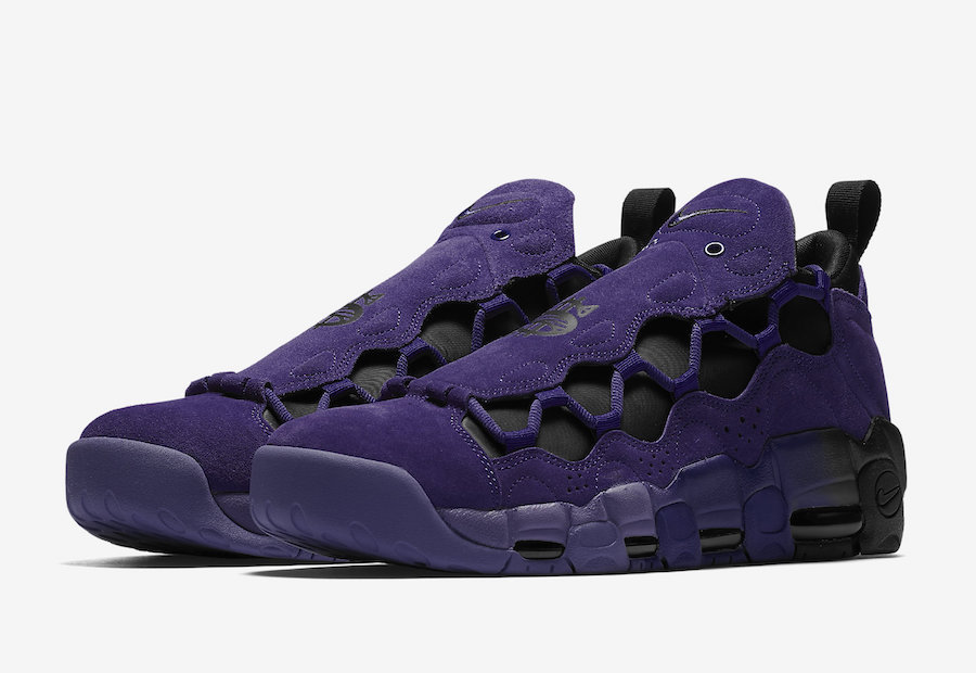 NIKE AIR MORE MONEY QS PURPLE MENS SHOES AQ2177-500 NIKE AIR MORE MONEY QS PURPLE MENS SHOES AQ2177-500